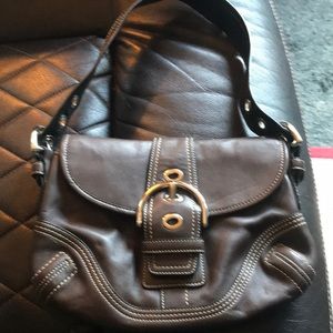 Small leather coach purse